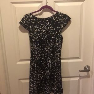 Silky navy blue sundress. So cute! Large